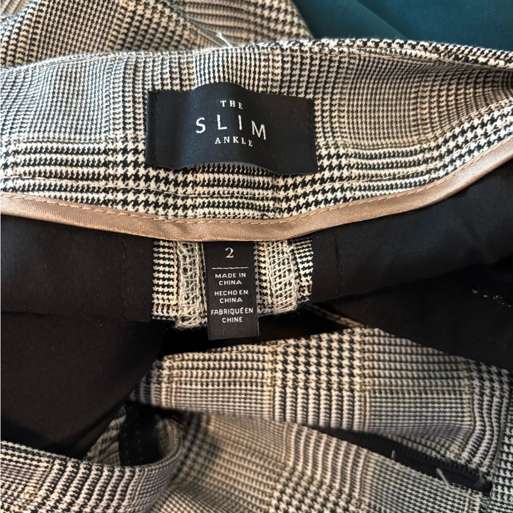 WHBM Glen Plaid Ankle Pants - Picture 5 of 5